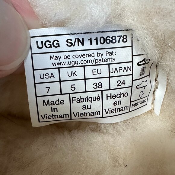 UGG Ansley Light Grey Suede Water Resistant Slipper - Picture 7 of 10